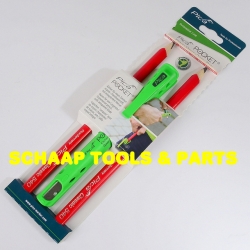 Timmermanspotlood Pica-pocket met houder en geÃ¯ntegreerde slijper | 505-01